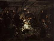 Arthur William Devis Death of Nelson Spain oil painting artist